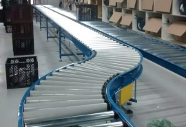 Transportador de Roletes livres